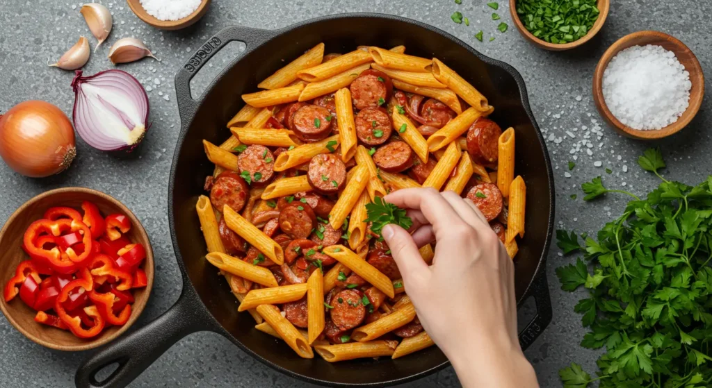 Cajun Pasta with Andouille Sausage